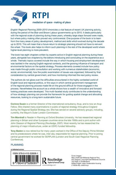 Produktbild: English Regional Planning 2000-2010