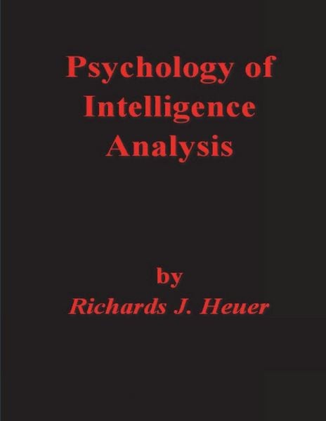 Produktbild: Psychology of Intelligence Analysis