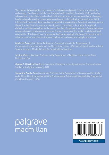 Produktbild: Tracing Rhetoric and Material Life