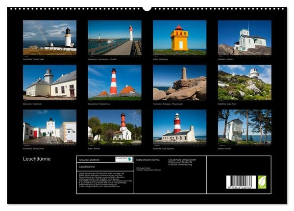 Produktbild: Leuchtt&uuml;rme (hochwertiger Premium Wandkalender 2026 DIN A2 quer), Kunstdruck in Hochglanz