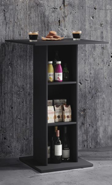 Produktbild: Holz Bartisch Tresen Stehtisch Bistrotisch Standos