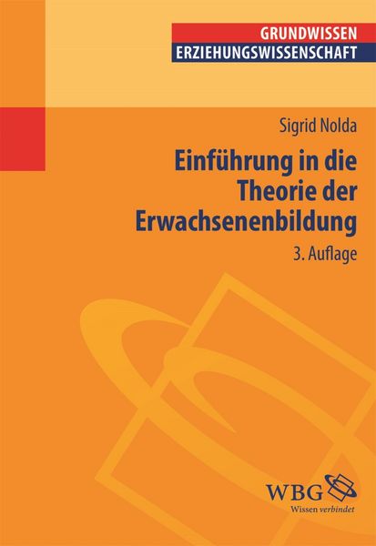Produktbild: Einf&uuml;hrung in die Theorie der Erwachsenenbildung