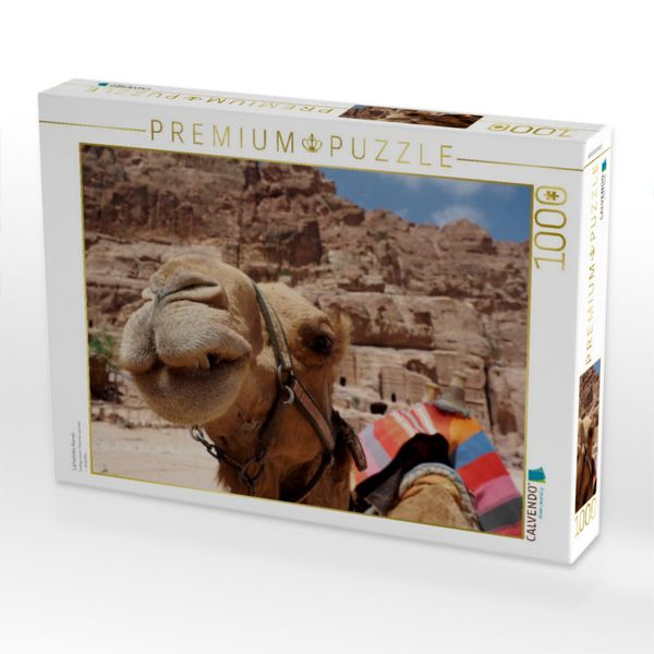 Produktbild: CALVENDO Puzzle L&auml;chelndes Kamel | 1000 Teile Lege-Gr&ouml;&szlig;e 64x48cm Foto-Puzzle f&uuml;r gl&uuml;ckliche Stunden