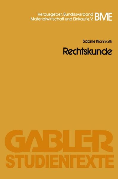 Produktbild: Rechtskunde