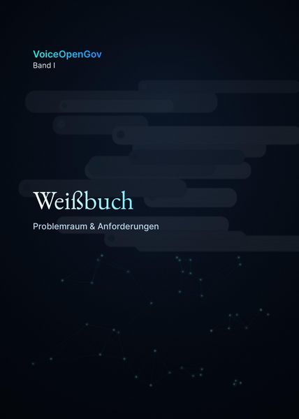 Produktbild: VoiceOpenGov Wei&szlig;buch
