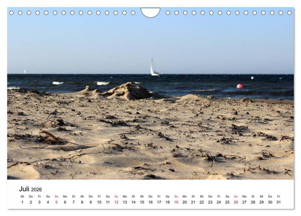 Produktbild: Ostseek&uuml;ste 2026 (Wandkalender 2026 DIN A4 quer), CALVENDO Monatskalender