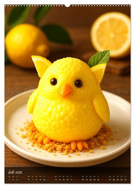 Produktbild: Tierische Desserts (hochwertiger Premium Wandkalender 2026 DIN A2 hoch), Kunstdruck in Hochglanz