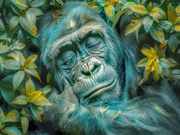 Produktbild: CALVENDO Puzzle Vertr&auml;umte Tiere | 1000 Teile Lege-Gr&ouml;&szlig;e 64x48cm Foto-Puzzle f&uuml;r gl&uuml;ckliche Stunden