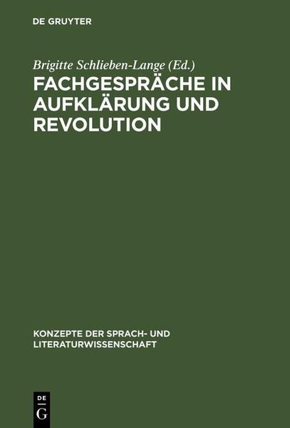 Produktbild: Fachgespr&auml;che in Aufkl&auml;rung und Revolution