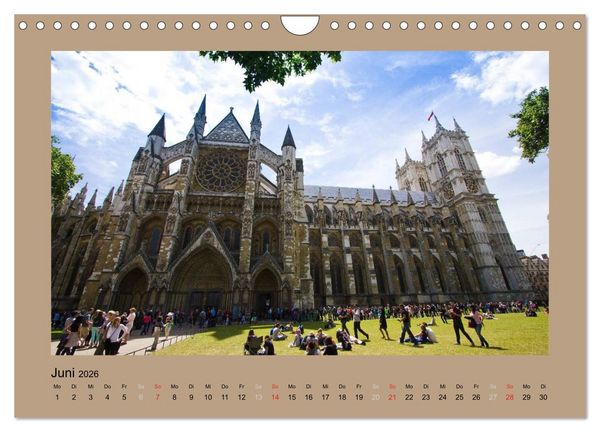 Produktbild: London (Wandkalender 2026 DIN A4 quer), CALVENDO Monatskalender