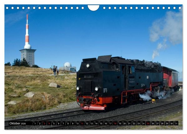 Produktbild: Schmalspurbahnen in Sachsen Anhalt (Wandkalender 2026 DIN A4 quer), CALVENDO Monatskalender