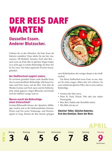Produktbild: Fit und gesund durchs Jahr &ndash; Der Strunz-Wochenkalender 2028