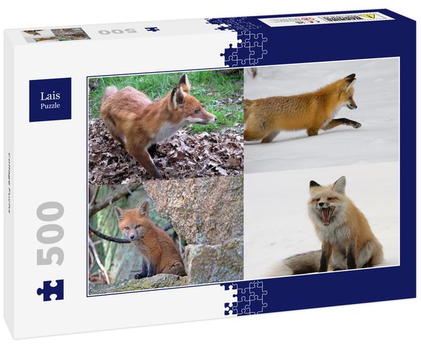 Lais Puzzle Collage Fuchs 500 Teile