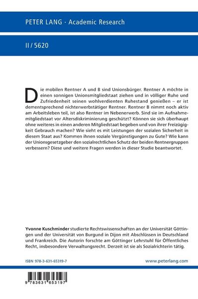 Produktbild: Der sozialrechtliche Schutz von Rentnern im europ&auml;ischen Sekund&auml;rrecht