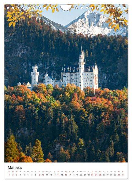 Produktbild: Herbstliches Allg&auml;u (Wandkalender 2026 DIN A4 hoch), CALVENDO Monatskalender