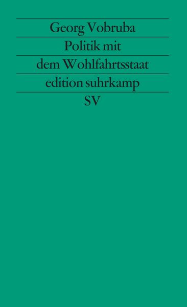 Produktbild: Politik mit dem Wohlfahrtsstaat
