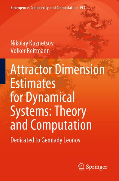 Produktbild: Attractor Dimension Estimates for Dynamical Systems: Theory and Computation