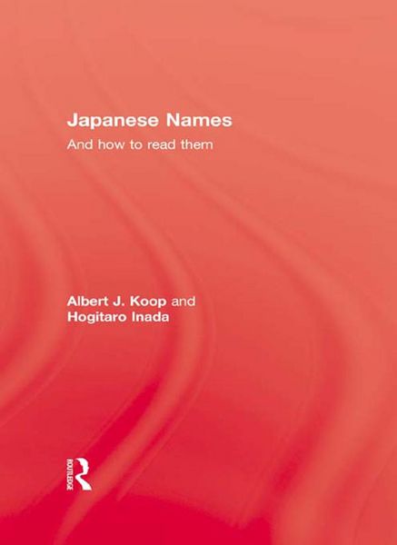 Produktbild: Japanese Names and How To Read Them
