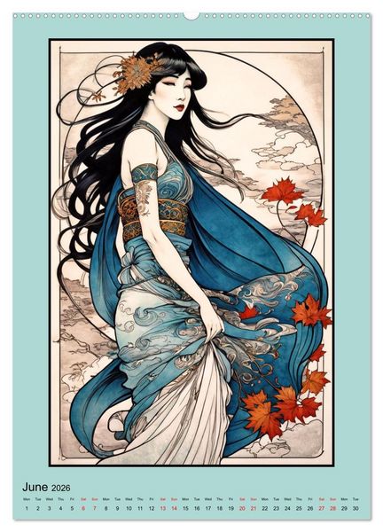 Produktbild: Women's Images of the Belle &Eacute;poque (Wall Calendar 2026 DIN A2 portrait), CALVENDO 12 Month Wall Calendar