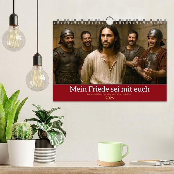 Produktbild: Mein Friede sei mit euch (Wandkalender 2026 DIN A4 quer), CALVENDO Monatskalender