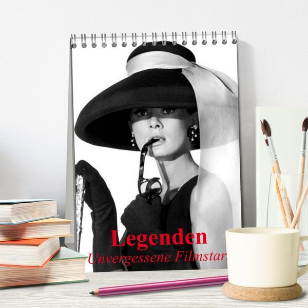 Produktbild: Legenden - Unvergessene Filmstars (Tischkalender 2026 DIN A5 hoch), CALVENDO Monatskalender