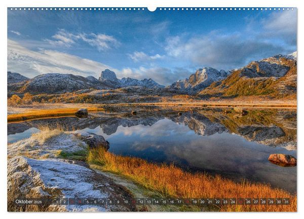 Produktbild: Die Farben Skandinaviens (Wandkalender 2026 DIN A2 quer), CALVENDO Monatskalender