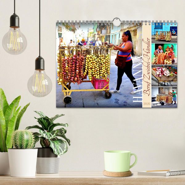 Produktbild: HAVANNA - Beruf Zwiebel-H&auml;ndler (Wandkalender 2026 DIN A4 quer), CALVENDO Monatskalender