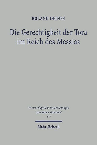 Produktbild: Die Gerechtigkeit der Tora im Reich des Messias