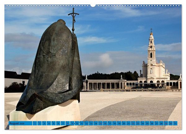 Produktbild: Wallfahrt nach Fatima (Wandkalender 2026 DIN A2 quer), CALVENDO Monatskalender