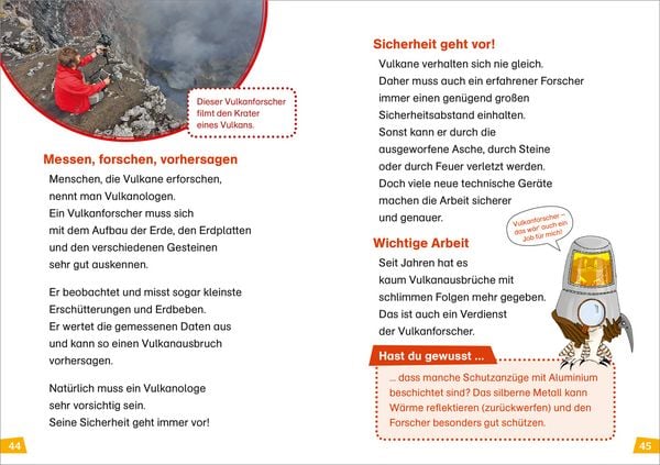 Produktbild: WAS IST WAS Erstes Lesen Band 3. Vulkane