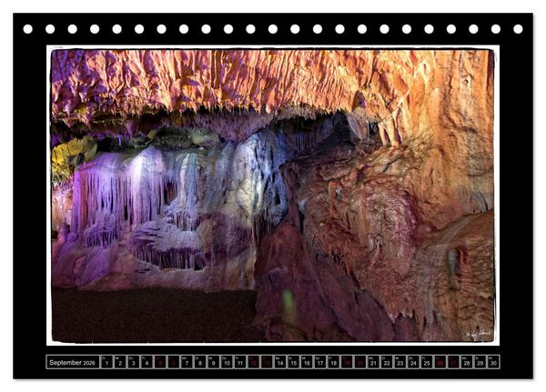 Produktbild: Tropfstein Dechenh&ouml;hle (Tischkalender 2026 DIN A5 quer), CALVENDO Monatskalender