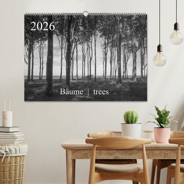 Produktbild: B&auml;ume trees 2026 (Wandkalender 2026 DIN A2 quer), CALVENDO Monatskalender