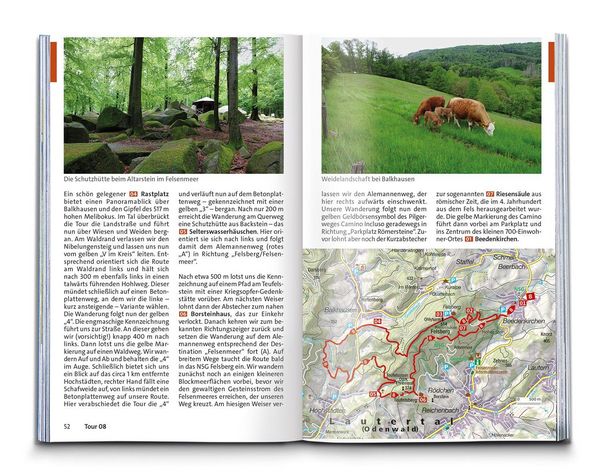 Produktbild: KOMPASS Wanderf&uuml;hrer Odenwald, Bergstra&szlig;e, Neckartal, Heidelberg, 60 Touren mit Extra-Tourenkarte