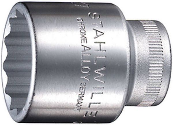 Produktbild: Stahlwille 50 24 03010024 Doppelsechskant Steckschl&uuml;sseleinsatz 24 mm 1/2\" (12.5 mm)