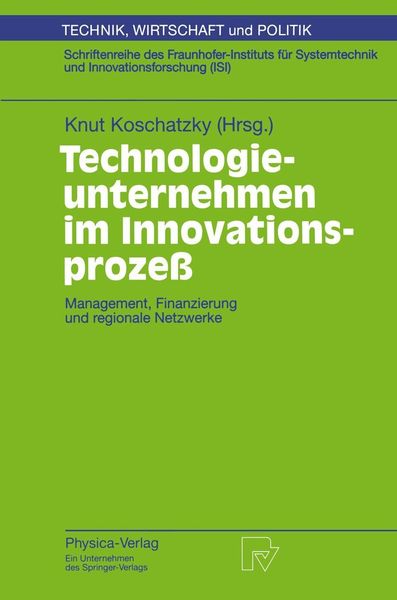 Produktbild: Technologieunternehmen im Innovationsproze&szlig;