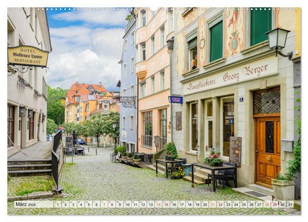 Produktbild: Lindau Bodensee Impressionen (Wandkalender 2026 DIN A2 quer), CALVENDO Monatskalender