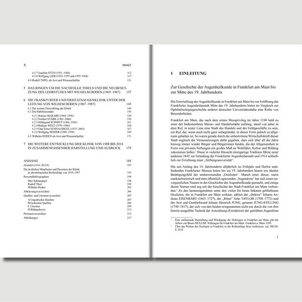 Produktbild: Die Frankfurter Universit&auml;tsaugenklinik von ihren Anf&auml;ngen bis zum Ende der Amtszeit von Wilhelm Doden (1987)