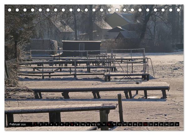 Produktbild: Brandenburg'sche Impressionen (Tischkalender 2026 DIN A5 quer), CALVENDO Monatskalender
