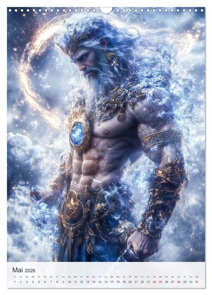 Produktbild: Nordische Mythologie (Wandkalender 2026 DIN A3 hoch), CALVENDO Monatskalender