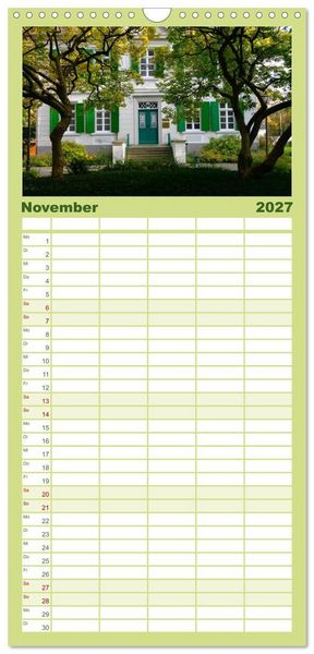 Produktbild: Familienplaner 2027 - Solinger Bilderbogen 2027 mit 5 Spalten (Wandkalender, 21 x 45 cm) CALVENDO