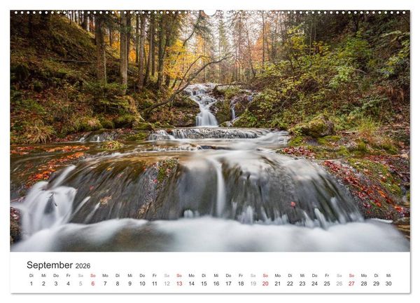 Produktbild: Wasserf&auml;lle Europas (hochwertiger Premium Wandkalender 2026 DIN A2 quer), Kunstdruck in Hochglanz