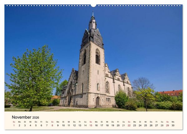 Produktbild: Lutherstadt Wittenberg - Stadt der Reformation (hochwertiger Premium Wandkalender 2026 DIN A2 quer), Kunstdruck in Hochglanz