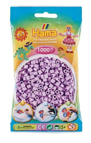 Produktbild: HAMA Perlen, Pastell-Flieder, 1000 Perlen