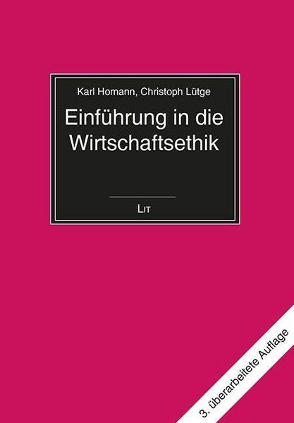 Produktbild: Einf&uuml;hrung in die Wirtschaftsethik.