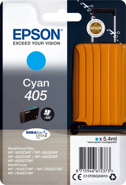 Epson Druckerpatrone T05G2, 405 Original Cyan C13T05G24010