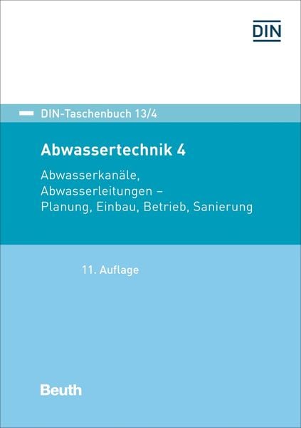 Abwassertechnik 4, Taschenbuch von , DIN Media, 978-3-410-29481-8