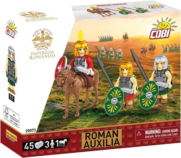 COBI Imperium Romanum 20073 - Romans Auxilil, Figurenset, 45+4 Klemmbausteine