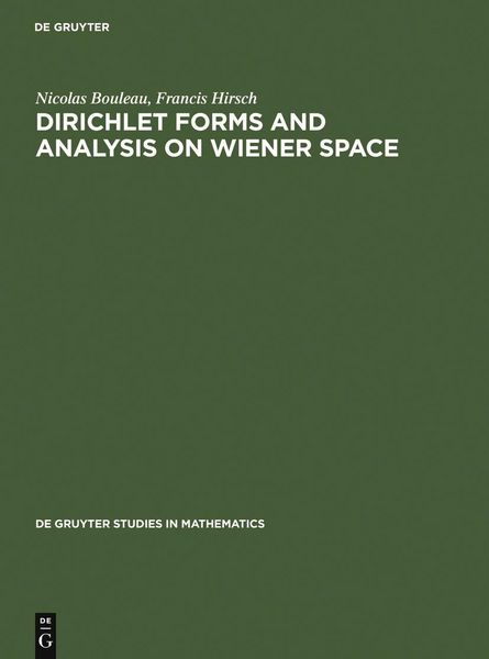 Produktbild: Dirichlet Forms and Analysis on Wiener Space