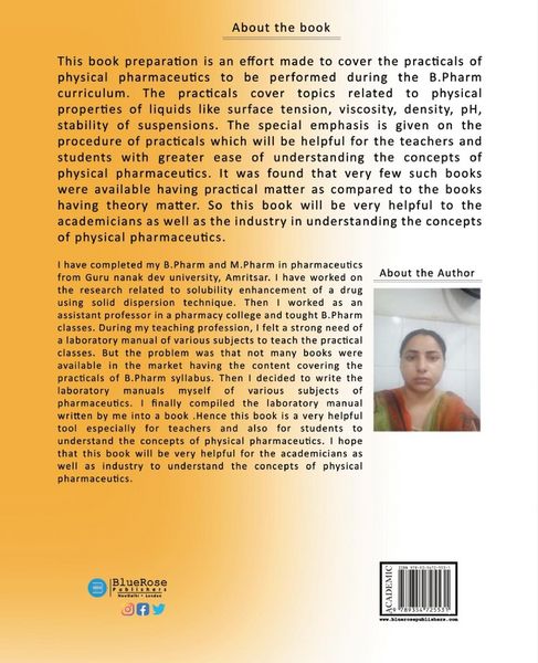 Produktbild: Handbook of practical physical pharmaceutics for B.Pharm students