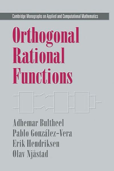 Produktbild: Orthogonal Rational Functions